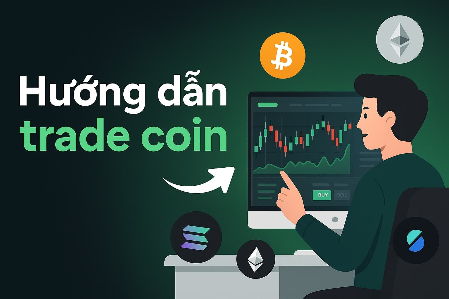 Trade Coin Là Gì? Toàn Tập Cho Người Mới – 7 Bước Từ Cơ Bản Đến Nâng Cao