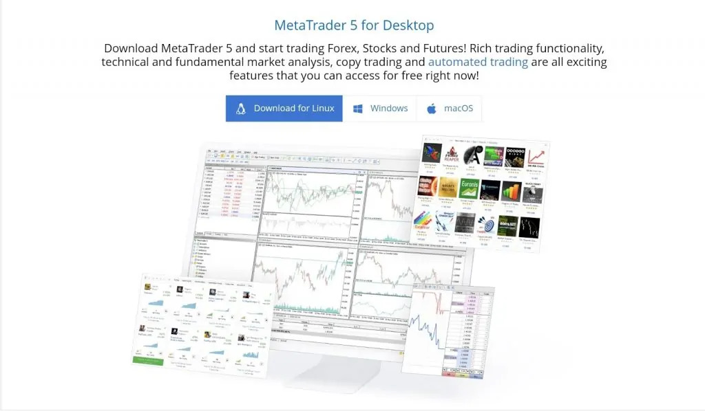 Tải MetaTrader 5 cho windows