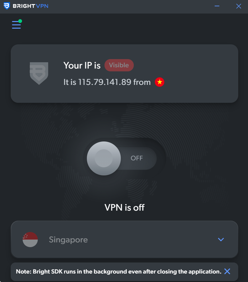 Cách sử dụng Bright VPN
